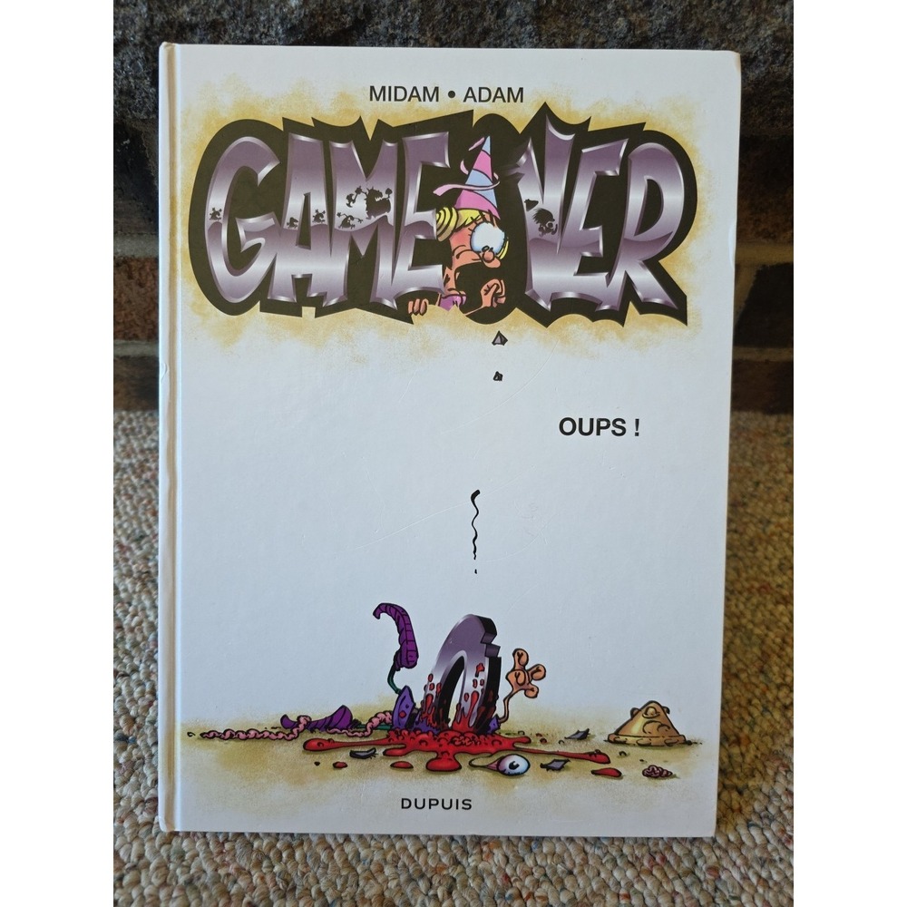 Game Over Oups Hardcover Midam Adam Dupuis Graphic Novel Comic